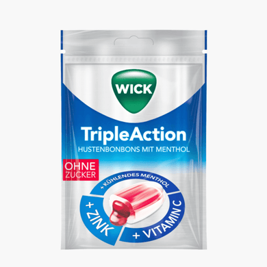Triple Action Blackcurrant Candy With Zink and Vitamin C 72g