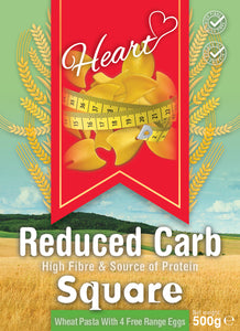 Low Carb Wheat Square Pasta 500g|heart-cafe.co.uk
