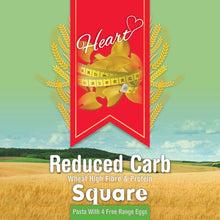 Low Carb Wheat Square Pasta with 4 Eggs-heart-cafe.co.uk