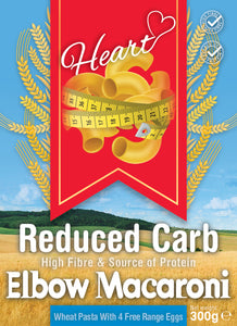 Low Carb Wheat Elbow Macaroni Pasta 300g-heart-cafe.co.uk