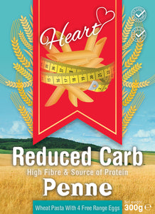 Low Carb Wheat Penne 300g-heart-cafe.co.uk