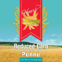 Low Carb Wheat Penne Pasta with Eggs-heart-cafe.co.uk